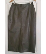 Pia Rucci Skirt Women Size 10 Charcoal Black Midi to Maxi Black  Leather... - €28,29 EUR