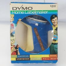 Dymo Home Blue Label Maker Model #1800 Vintage 1972 Working - $10.77