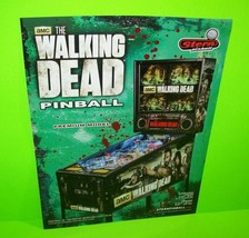 The Walking Dead Premium Model Original Pinball Machine FLYER Horror Zom... - $48.04