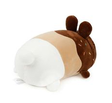 Molang Donut Rabbit Fluffy Stuffed Animal Plush Toy Soft Mochi Cushion 9" image 3
