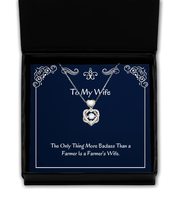 The Only Thing More Badass Than a Farmer is a Farmer&#39;s Wife. Wife Heart ... - £38.23 GBP