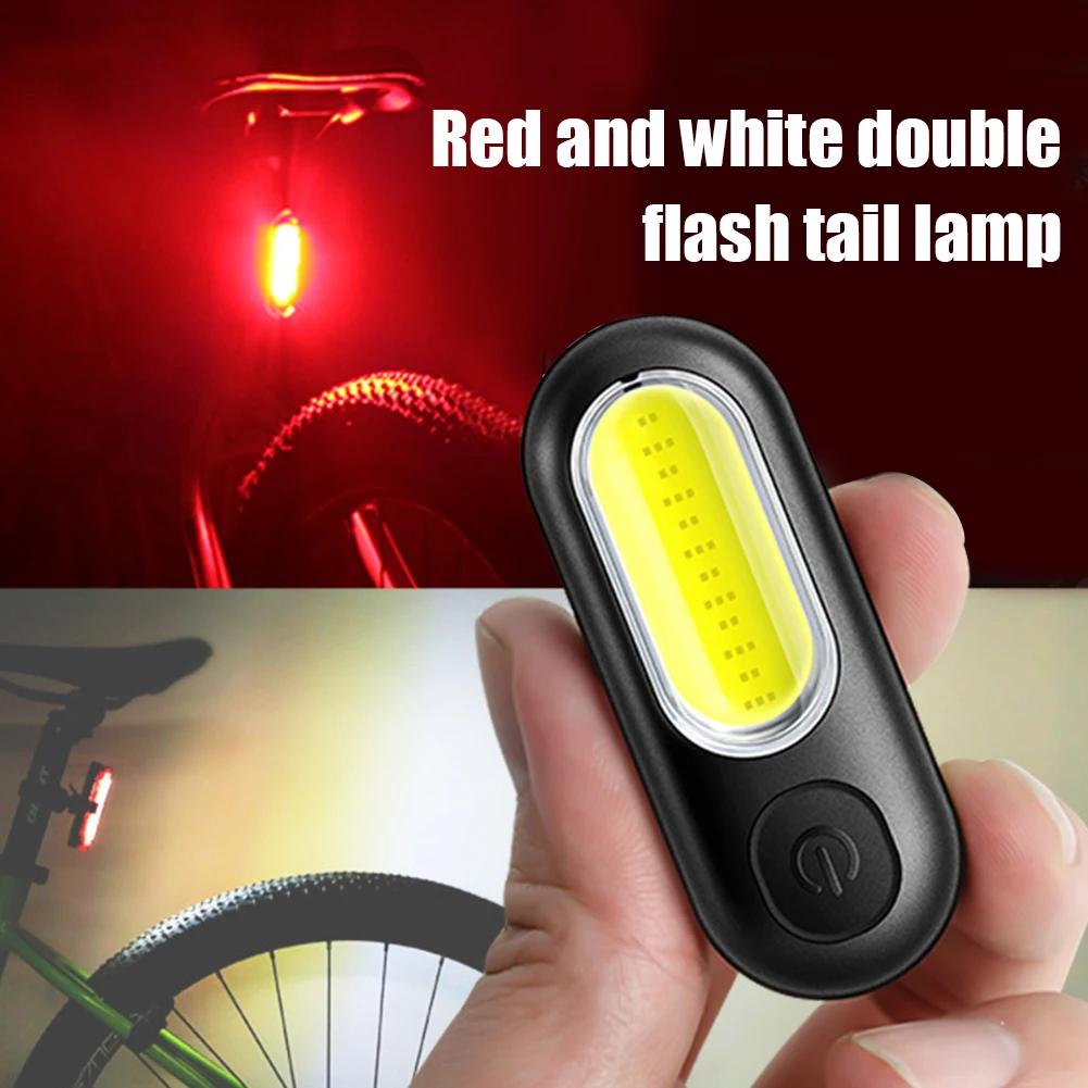 5 Modes Bike Tail Light COB LED Bicycle Lamp USB Rechargeable MTB Rear Lamp Bike - £73.71 GBP