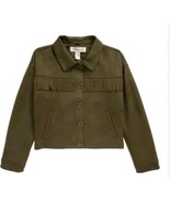 TREASURE &amp; BOND ~ SARMA ~ LARGE (10/12) ~ Olive ~ Kids Fringe Faux Suede... - $1,052.34 MXN