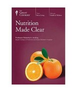 Great Courses Nutrition Made Clear 2009 including 6 DVDs and Course Guid... - $27.06 CAD