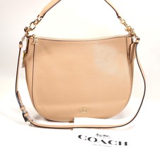 BRAND NEW Coach Chelsea 32 Hobo Beechwood Pebble Crossbody Purse / MSRP $325 - $224.99