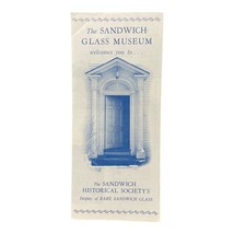 Vintage Sandwich Glass Museum Cape Cod MA Visitor Guide Travel Brochure ... - £7.85 GBP