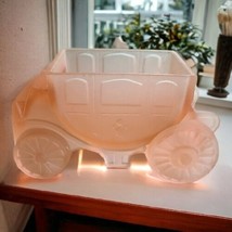 1930s Pink Depression Glass Carriage - £47.90 GBP
