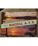 Vtg 1970&#39;s Postcard Greetings From Macdill Air Force Base, Tampa, FL, FL - £3.90 GBP