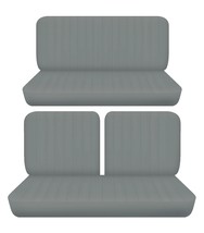 Fits 1948 Plymouth P-15 Special Deluxe coupe Front 50-50 and Rear seat c... - $149.99