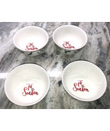 ‘Tis The Season Set Of 4 Royal Norfolk 6” Holly Berry Xmas Soup Cereal B... - $50.39