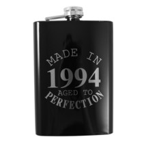 8oz BLACK Made 1994 Aged to Perfection Flask - $14.69