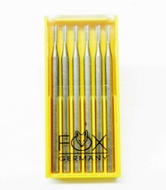 Cylinder Square Cross-Cut Bur FOX Jewelry Fig 21 Bur Size 009 - 0.9mm Pack of 6  - £7.76 GBP