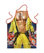 Funny Apron - Fireman Best Gift for Him Gift for Friends Joke Party - £22.11 GBP