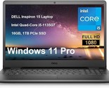DELL 2023 Inspiron 15 Business Laptop, 15.6&quot; 1920x1080 FHD, Intel i5-113... - $961.99