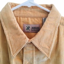 80&#39;s Corduroy Haband Mens XL Long Sleeve Button Collared Textured Shirt EUC - £44.81 GBP