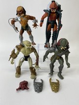 Vintage Lot Of 4 Predator Action Figures Plus Some Accessories 1993-1995 - £18.77 GBP