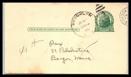 1951 US Postal Card - Brooklyn, New York to Bangor, Maine A26 - £2.36 GBP