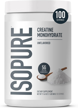 Isopure 100% Pure Creatine Monohydrate Powder, Sugar Free, Unflavored - $72.35