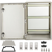VEVOR NEMA Steel Enclosure, 24 x 16 x 9&quot; NEMA 4X Fiberglass Electrical B... - $1,827.63 MXN