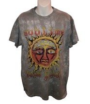 Sublime Band Mens T Shirt Size Medium Graphic Tie Dye Gray-ish - £12.66 GBP