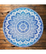 Big Hippie Mandala Beach Throw Towel Round Boho Mat Tapestry Wall Hangin... - $299.95 MXN+
