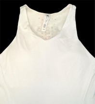 adidas Women Tennis White Climachill Work Out Tank Top S Small Built in Bra image 3