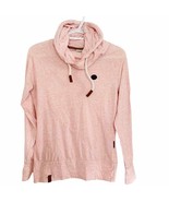 Naketano Pink Mandy Cowl Neck Hoodie Medium - $37.40