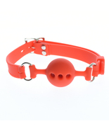 1.5 INCH RED BREATHABLE SILICONE GAG BALL - £14.95 GBP