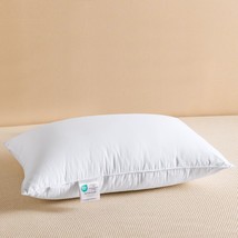 Soft Goose Feather Down Pillow for Sleeping,Luxury Goose Feather (White,20&quot;X26&quot;) - £13.22 GBP