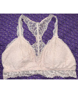 Auden - Women&#39;s Pink Lightly Lined Racerback Lace Bralette, Size Small - $316.21 MXN