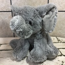 Aurora 12” Elephant Plush Gray Soft Shaggy Stuffed Animal Toy - £11.69 GBP