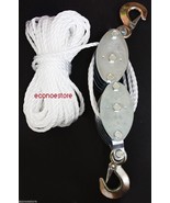 HD 2 Ton Poly Rope Hoist Pulley Wheel Block and Tackle Puller Lift Haul ... - $532.00 MXN