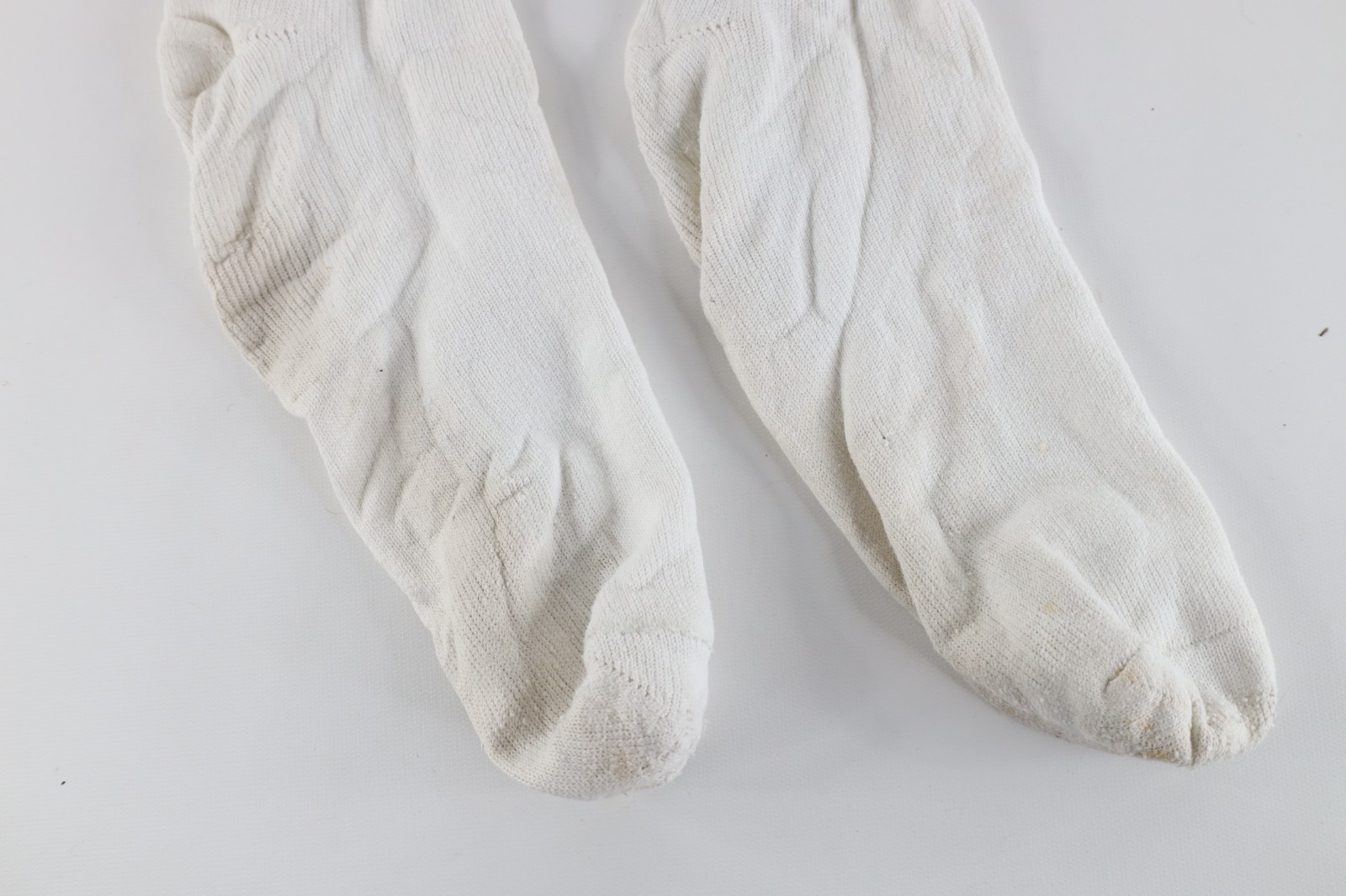 Vtg 80s 90s Nike Spell Out Travis Scott Swoosh Tube Socks White Mens Large USA Item image 4