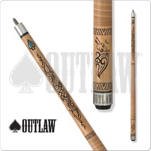 Outlaw OL33 Pool Cue Design Branded by hand Turquoise Colored 19oz Free Shipping - £222.30 GBP