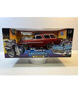 55 Chevy Nomad Muscle Machine Diecast Model Car: 1/18 Scale By Funline - $39.60