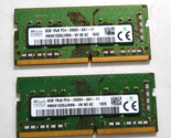 (LOT of 2) SK hynix 8GB 1Rx8 PC4-2666V SODIMM LAPTOP MEMORY HMA81GS6CJR8... - $28.01