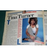 TINA TURNER PARADE NEWSPAPER SUPPLEMENT VINTAGE 1987 - $29.99