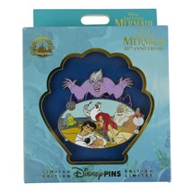 2024 Disney Parks The Little Mermaid 35th Anniversary Mini Jumbo Pin - $72.55