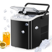 Sweetcrispy Countertop Ice Maker Machine, Portable Self-Cleaning Ice Machine wit - £138.92 GBP