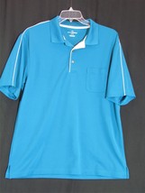 Grand Slam Golf XL Blue Short Sleeve Men&#39;s Polo EUC - £15.00 GBP