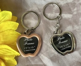 Apple Key Ring,Photo Key Chain,Friendly Key Rings,Birthday Party Favors - $6.70 CAD