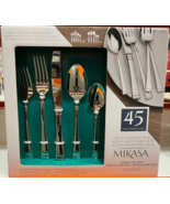 Mikasa Harmony 45 Piece Flatware Serving Utensil Set Stainless Steel Ser... - $1,881.48 MXN