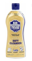 1 Pack, Bar Keepers Friend Soft Cl EAN Ser Kitchen Rust Lime Stains Remover 13oz - £9.50 GBP