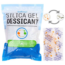 40 Packs 10 G Grams Silica Gel Desiccant Packets Moisture Absorber Drying Bags - £14.45 GBP