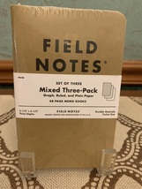 NIP - Field Notes - Set of 3 Mixed Memo Pads - $9.99