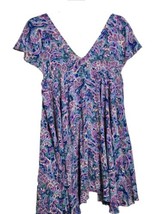 Matilda Jane Womens Large Boho Paisley Print In The Maze Swing Tunic Top - £19.95 GBP