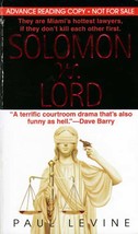 [Advance Reading Copy] Solomon vs. Lord by Paul Levine / Courtroom Drama - $5.69