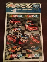 Vintage Hallmark Stickers NASCAR Race Cars 4 sheets Heartline 2002 NOS Racing - $10.57