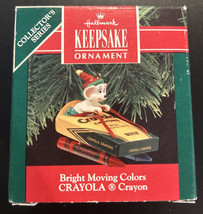 Hallmark Keepsake Ornament Crayola1990 Bright Moving Colors Sled Mouse #2 - £5.75 GBP