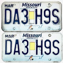  United States Missouri Show Me State Passenger License Plate DA3 H9S - £19.32 GBP